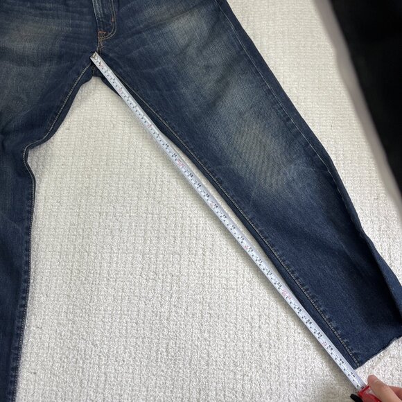 Denim & Supply Ralph Lauren Jeans Blue Distressed Slim Cut Off 34x**30** Read** - Picture 16 of 16